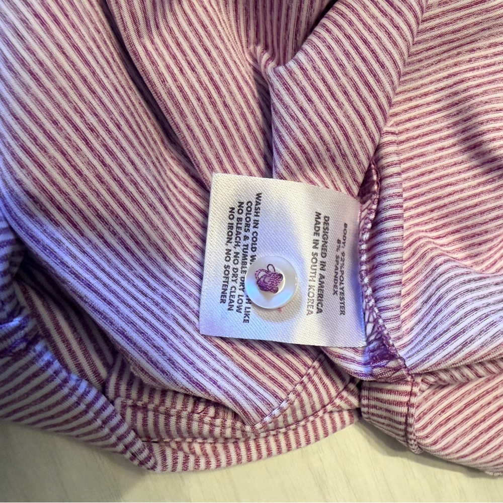 Rhoback “The Whaler” Men's Long-Sleeve Lavendar Polo - Picture 3 of 15